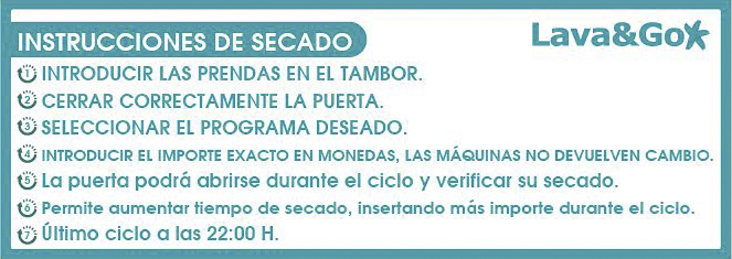 Instrucciones Secado Torrejón